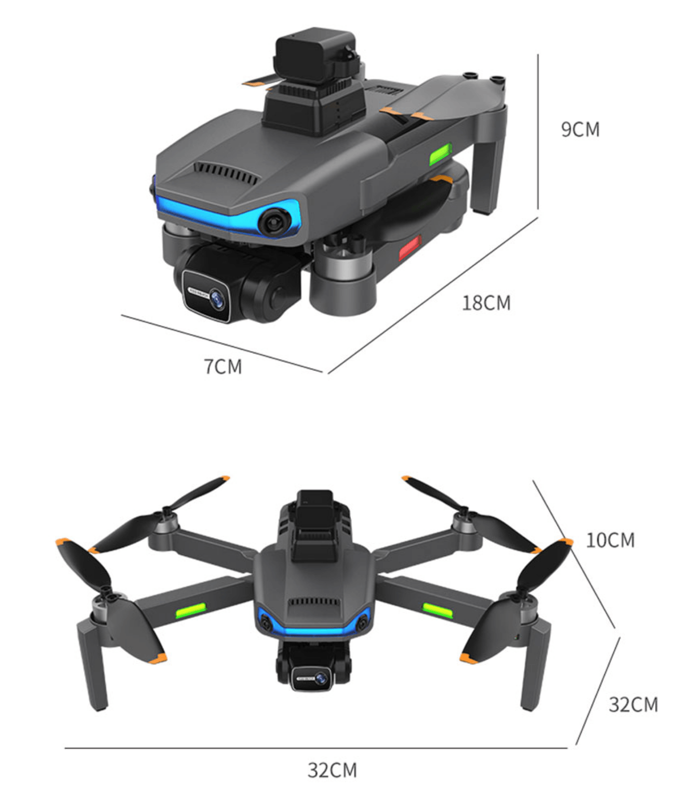 PROFESSIONAL DRONE CAMERA 8K 5G 3 AXIS ANTI SHAKE GIMBAL 360° OBSTACLE AVOIDANCE TECHNOLOGY - APS Drone Tech